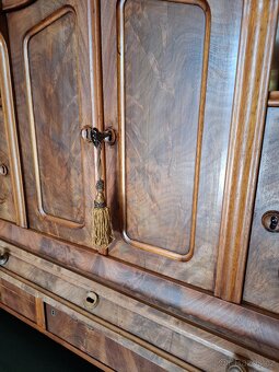 Starožitný kořenicový psací stůl - 11