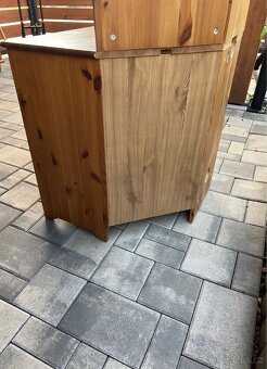 Rohová knihovna se skříňkou Ikea Leksvik - 11