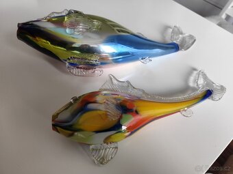 Hutní sklo ryby - 11