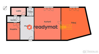Podnájem bytu 2+kk, 71 m2, Hodonín - 11