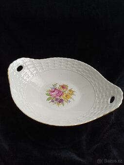 porcelánový tác talíř servírovací více kusů - 11