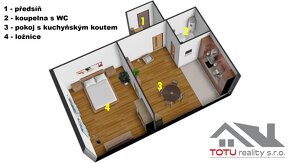 Prodej, byt 2+kk, 50 m2, Jaroměř - 11