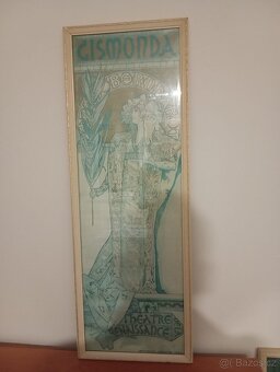 Sada 4ks secesních obrazů - Alfons Mucha - 11