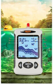 Loďka k zavážení s GPS (baterie 10000mAh) a OBAL ZDARMA čern - 11