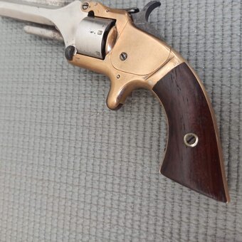 7raný revolver US Smith Wesson 1 model ráže .22 short TOP - 11
