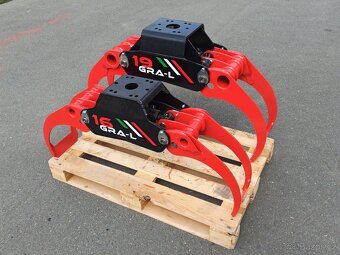 Drapák na sypké hmoty, kovošrot, dřevo - 11