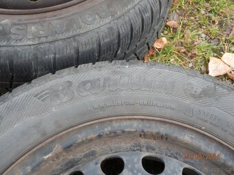 4xObutá zimní sada kol na ŠKODA CITIGO   BARUM 165/70 R14 - 11
