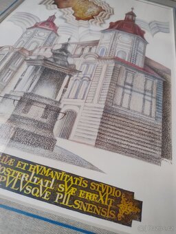 Sada 4 ks obrázků Plzně - 11