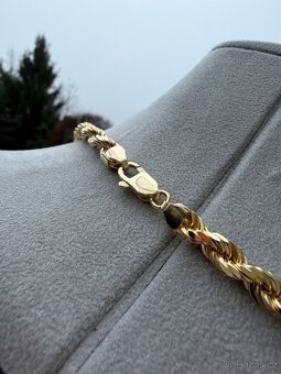 Zlatý řetěz VALIS - 117.5g 70cm 585 14k - PLNÝ ŘETĚZ - 11