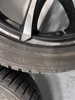 Alu kola Ford 5x108 R18 x 8J celoroční pneumatiky Nokian - 11