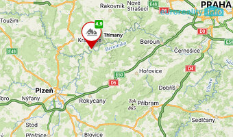 Prodej, stavební pozemek, 770 m2, Třímany u Radnice - 11