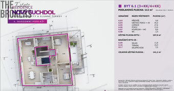 Prodej bytu 4+kk s terasou 134 m2 Praha 6-Suchdol - 11