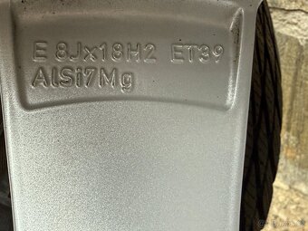 Alu kola Audi A6 5x112 18” 225/55/18 - zimní gumy z r. 2024 - 11