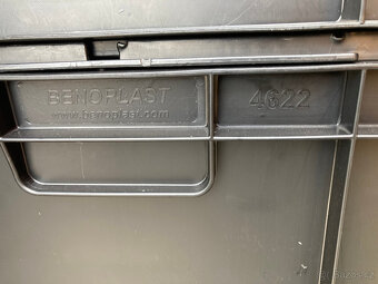 Ukládací box plastový, přepravka s víkem KLT 4622 za 200 kč - 11