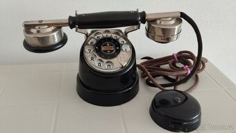 Starý telefon TELEGRAFIA z roku 1927 tzv. kopýtko - 11