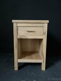Noční stolek Klasik z dubového dřeva - 11