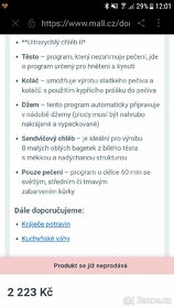 Pekárna Moulinex zánovní v top stavu - 11