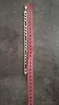 Masivní stříbrný Ag925 řetěz / náramek - 11