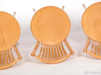 Kvalitní bukové židle TON, krásný stav, 4 kusy. - 11