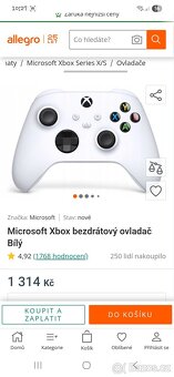 Bezdrátový ovladač Microsoft Xbox Series-bílý - 11