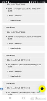 Sada ložisek koncern 6rychlosti luk 462 0375 10 - 11