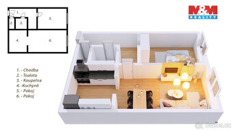 Prodej bytu 2+1, 47 m², Říčany, ul. Čapkova - 11
