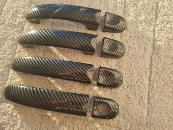 ČIERNE / KARBONOVE / CHROMOVE klučky pre VW GROUP - 11