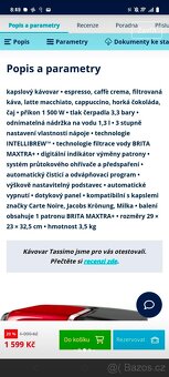 Kapslový kávovar Bosch Tassimo - 11