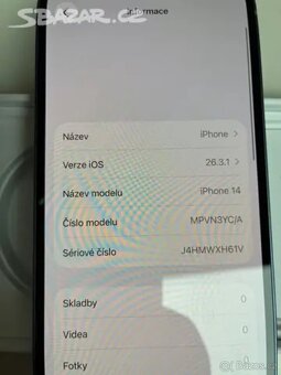 Iphone 14 128GB Blue. - 11