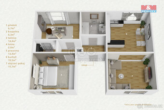Prodej bytu 3+kk, 80 m², Nejdek, ul. Bratří Čapků - 11