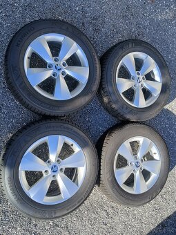 Zimní orig alu kola Škoda Kodiaq 215/65/17 vzorek 7,5mm - 11