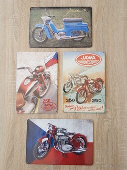 Retro plechové cedule JAWA - 11
