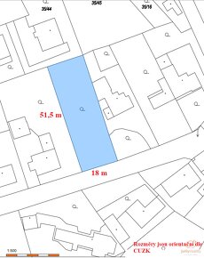 Prodej stavebního pozemku 928 m² - Ruprechtov, okr. Vyškov - 11