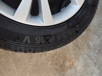 Hliníkové ráfky s letními pneumatikami 205/55 R16 5x110 Alfa - 11