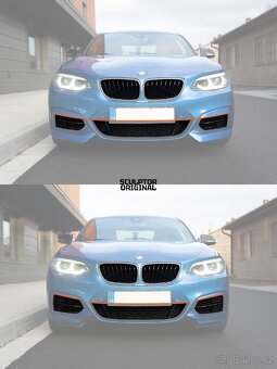 BMW F22 F23 LIP SPLITTER SPOILER - NOVÉ - 11