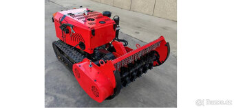 RC lesni fréza zaběr 80cm ,pásový podvozek diesel - 11