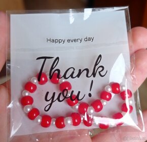 Poutka k mobilu, náramky a přívěsky z korálků - různé druhy - 11