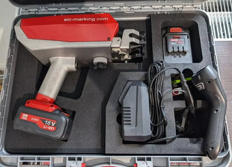 Systém značení jehlami SIC E-Mark se 2 bateriemi + mnoho pří - 11