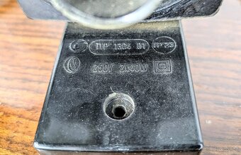 Retro bakelitová stolní či nástěnná lampa Elektrosvit - 11