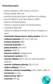 Freestyle koloběžka Movino Glide pro výšku jezdce od 150cm - 11