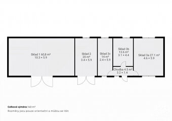 Pronájem skladových prostor 140 m², Moravský Písek - 11