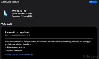 iPhone 15 Pro 128GB - černý titan - 11