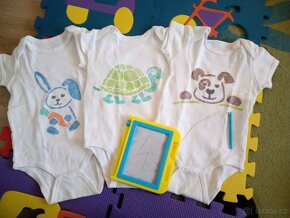 Letní overaly a sety, kraťásky, trička a body kr. r. kluk - 11