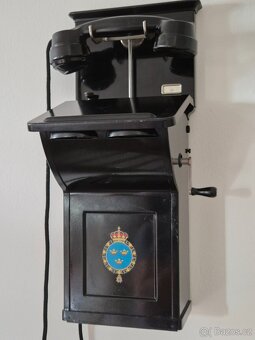 Starožitný telefon L.M.ERICSSON AC-140, rok 1933 - 11