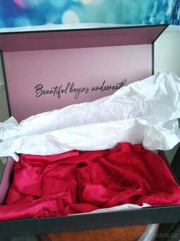Kimono Satin Rood  Hunkemoller nový župan županek - 11