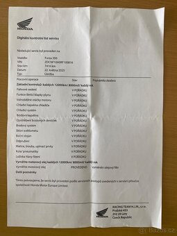 Prodám Honda Forza 350 r.v.2024 - 11