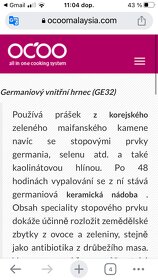 Keramický hrnec GERMANIUM POT - zdravé vaření - 11