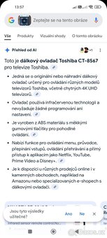 Originální dálkové ovladače TLC, Toshiba a KIVI - 11