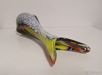 Luxusná umelecká váza z hútneho skla - 11