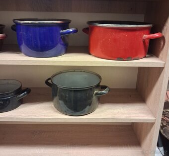 Retro nádobí hrnce - 11